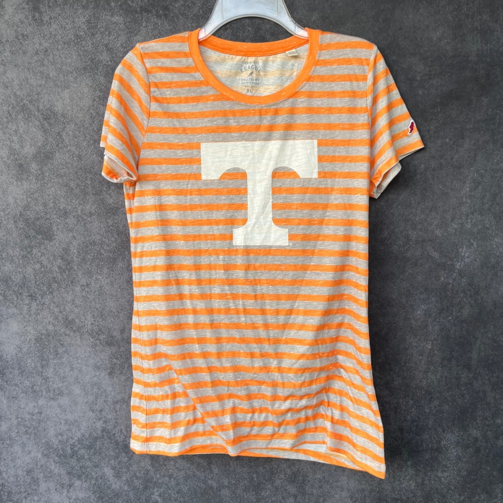 Collegiate University of Tennessee UT Vols Slub T-Shirt NCAA Football Womens XL